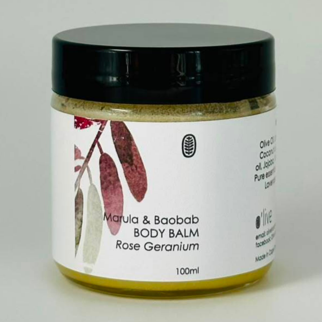 Marula and Baobob Body Balm - Rose Geranium