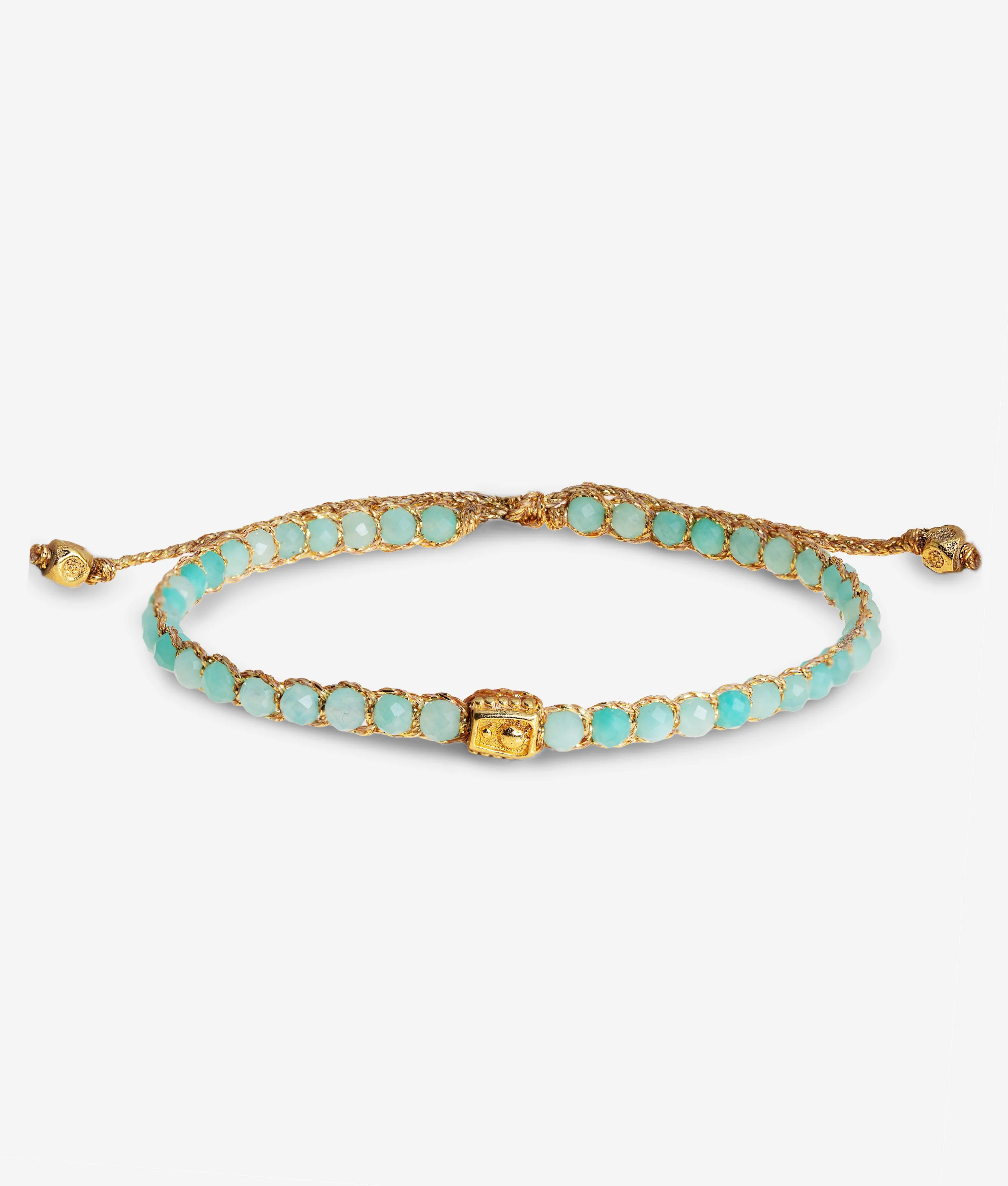 Amazonite Bracelet Gold