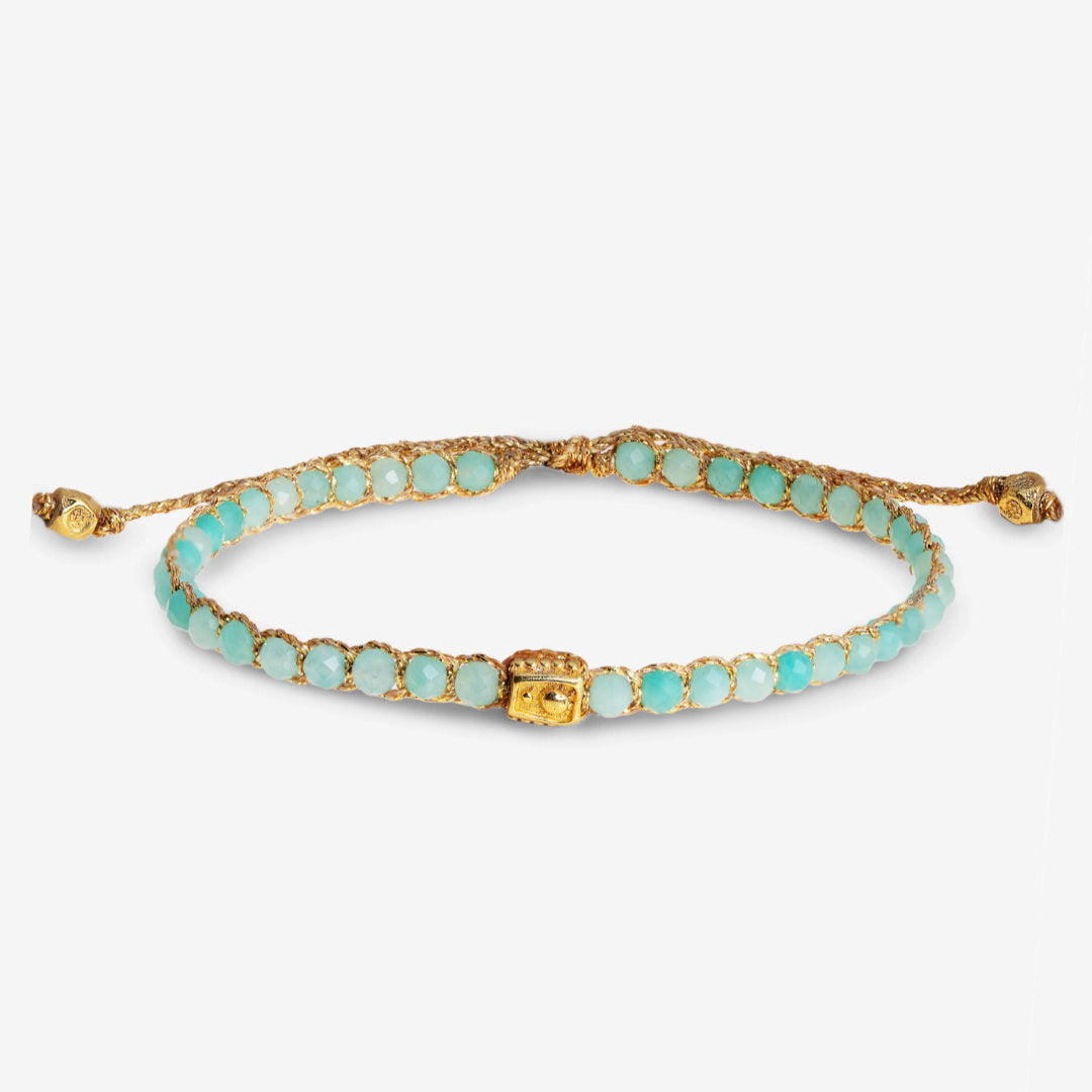 Amazonite South African Bracelet Gold