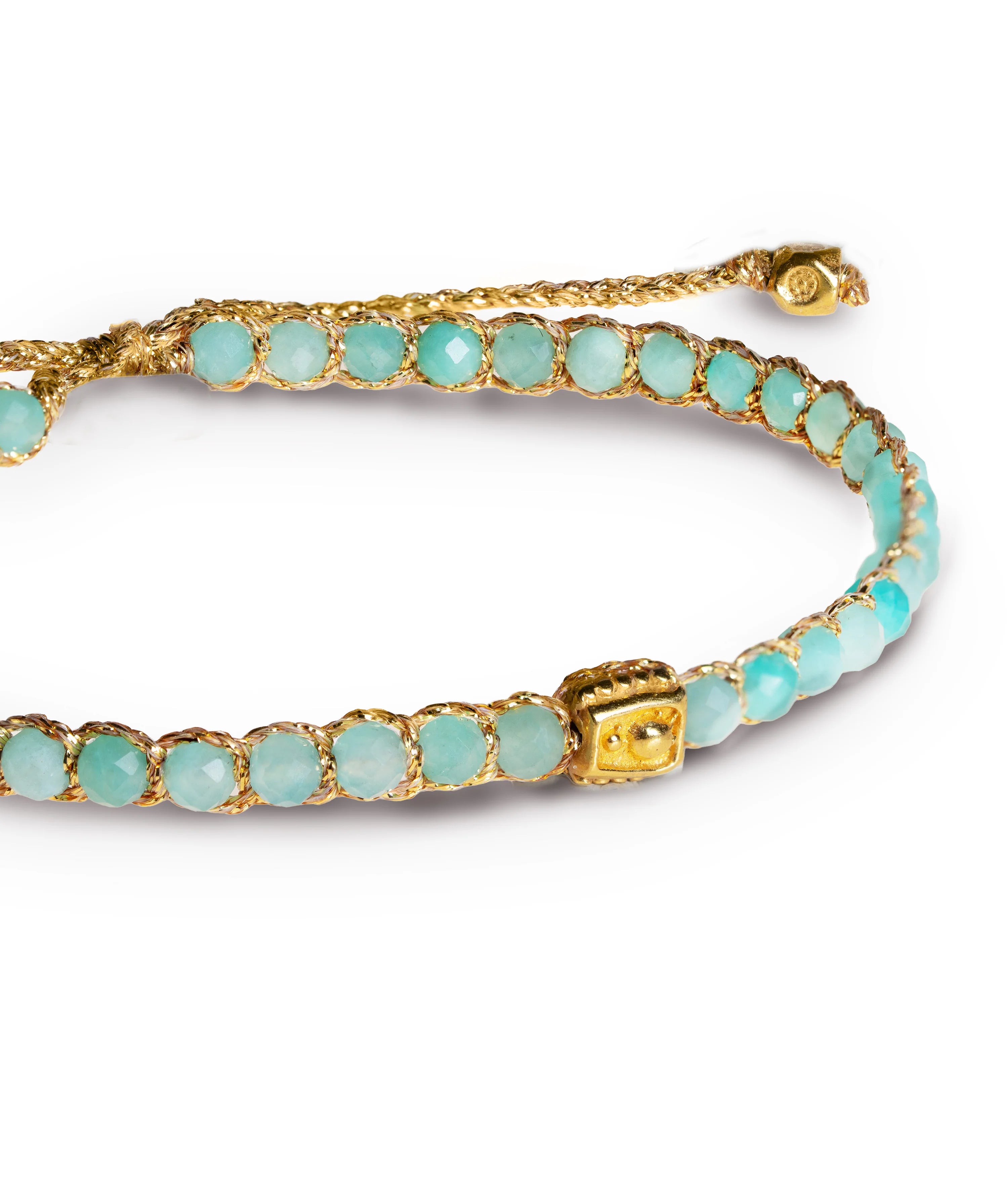 Amazonite Bracelet Gold