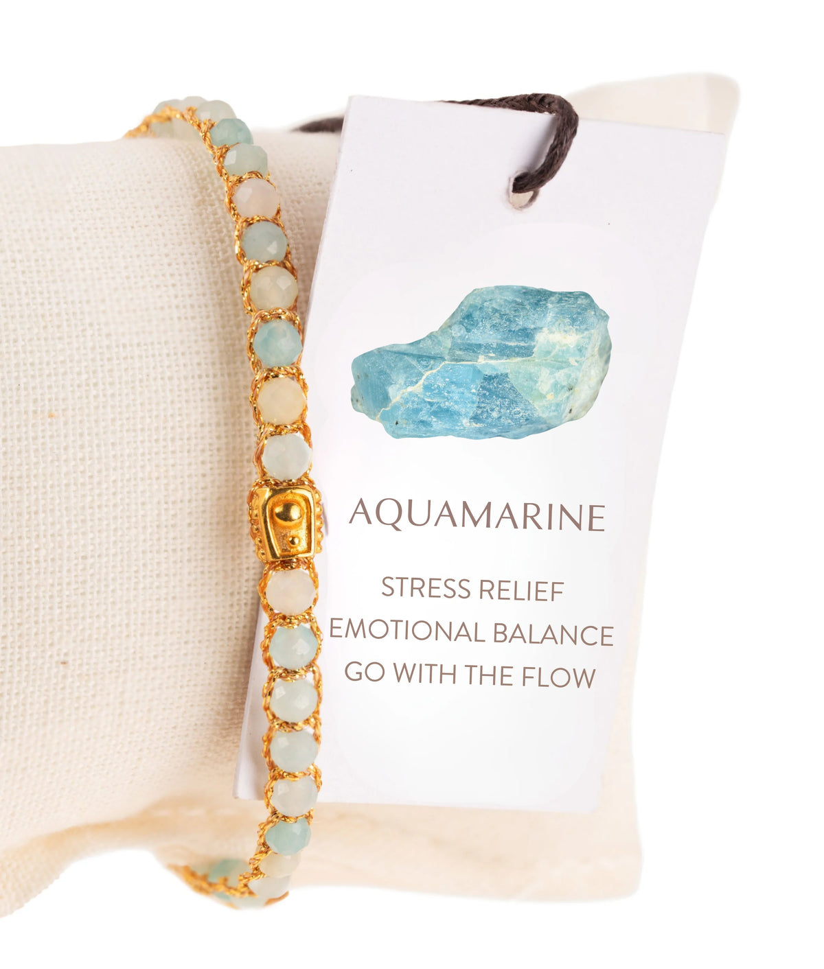 Aquamarine Bracelet Gold