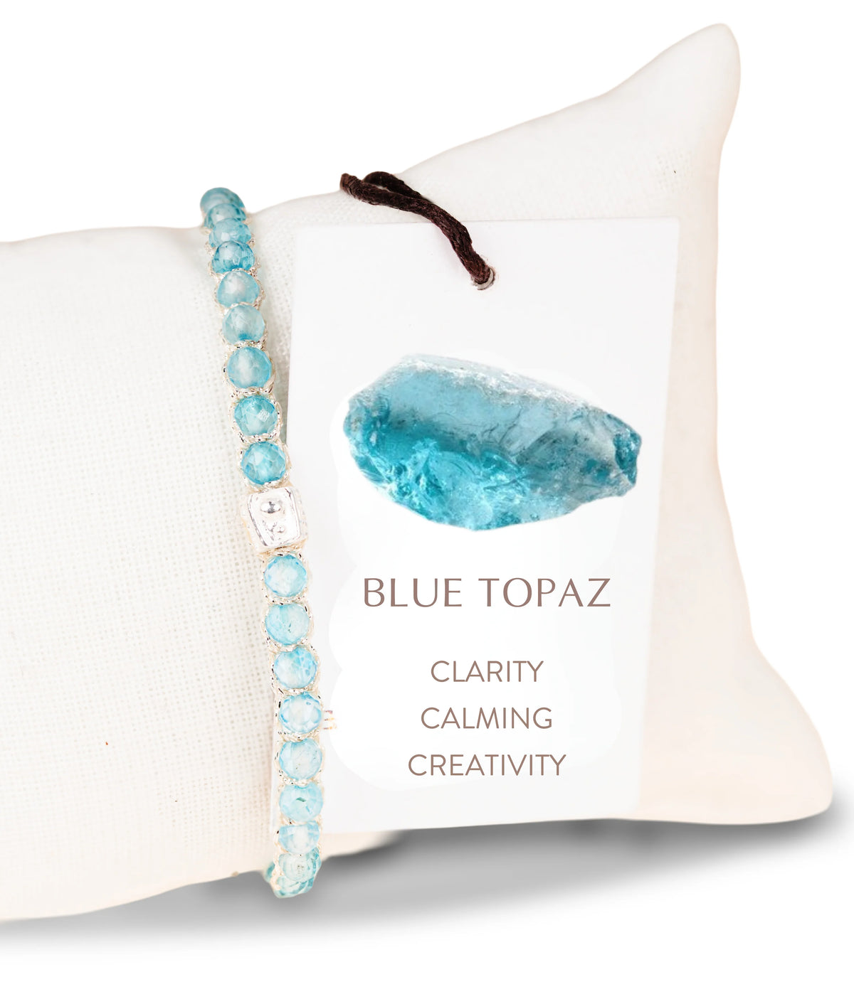 Blue Topaz Bracelet Silver