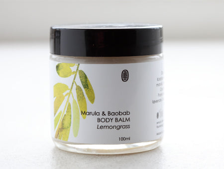 Marula and Baobab Body Balm - Lemongrass