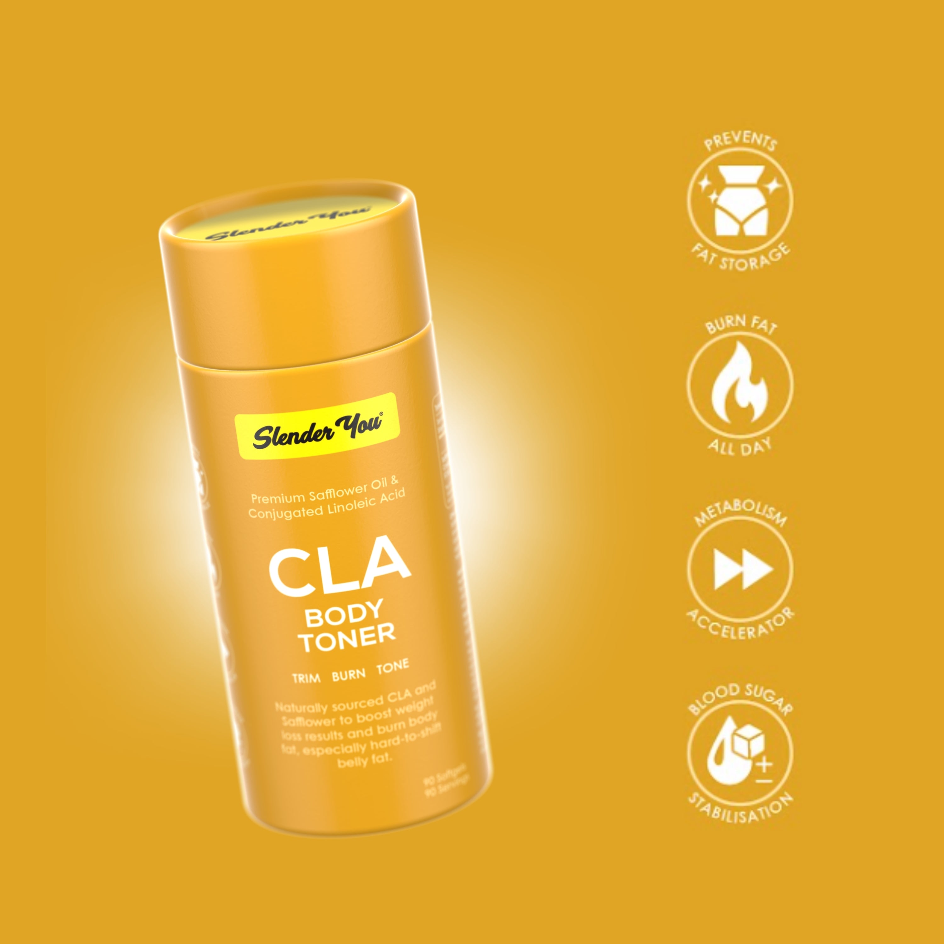 Slender You CLA Body Toner - 90 Softgels