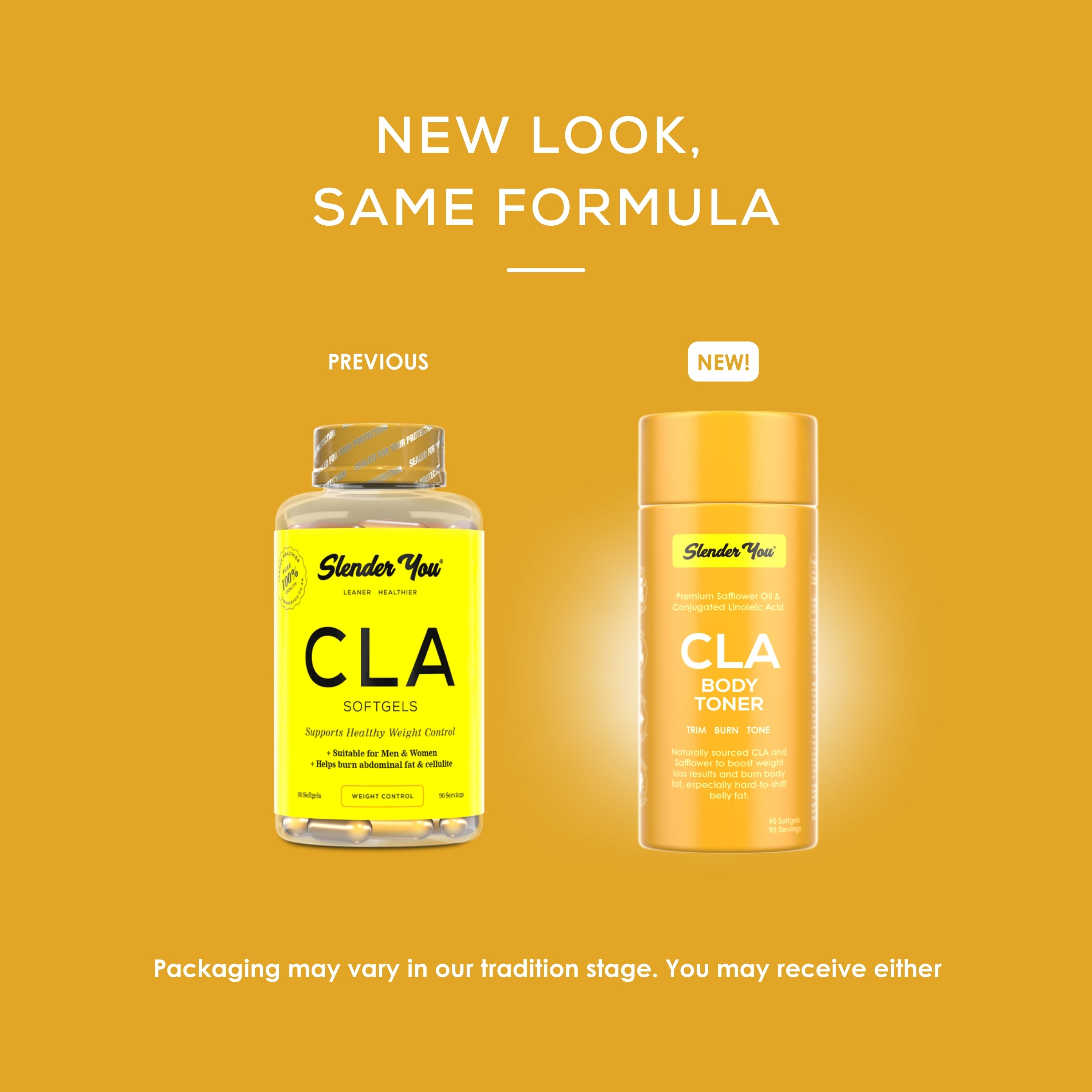 Slender You CLA Body Toner - 90 Softgels