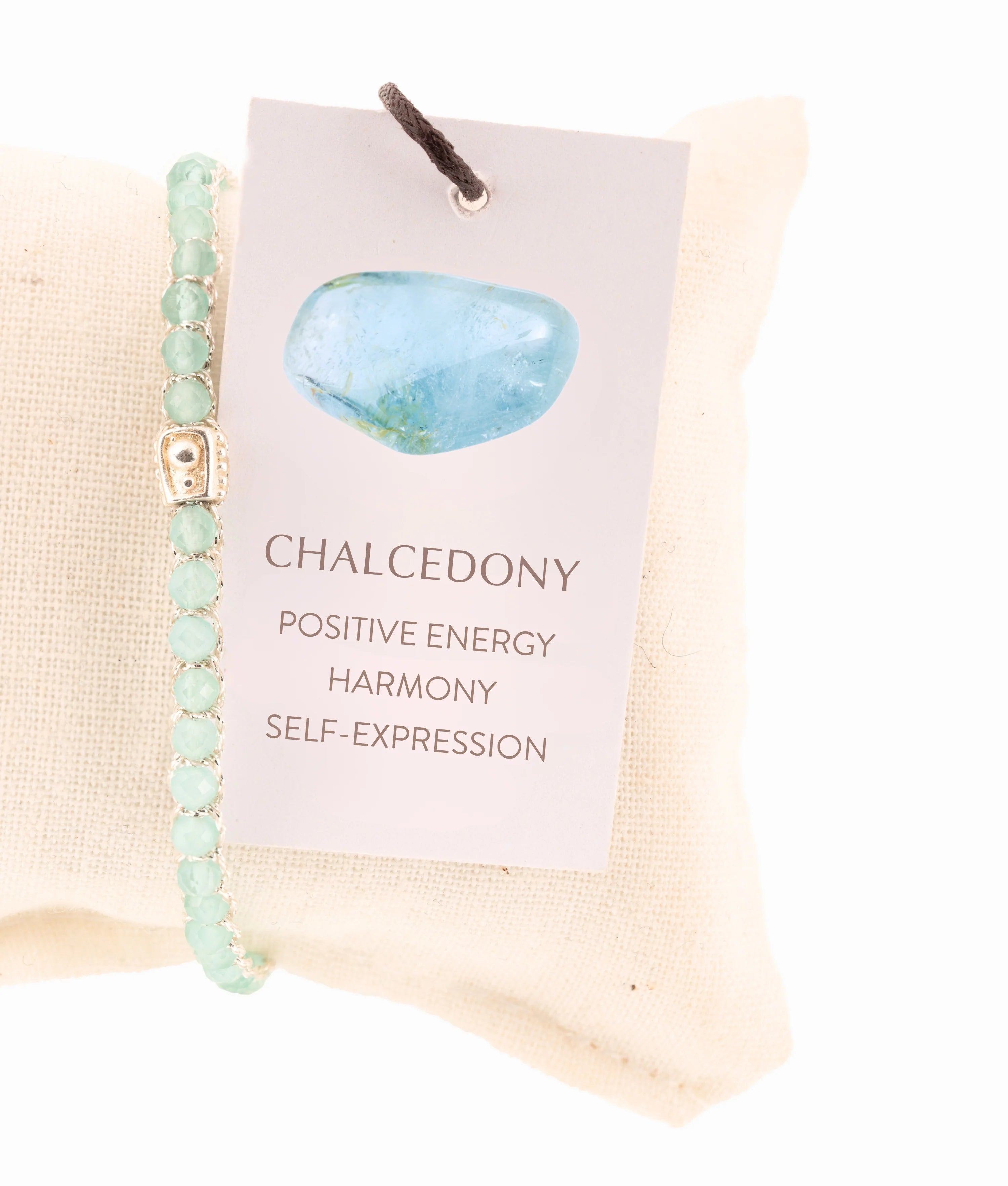 Chalcedony Bracelet Silver