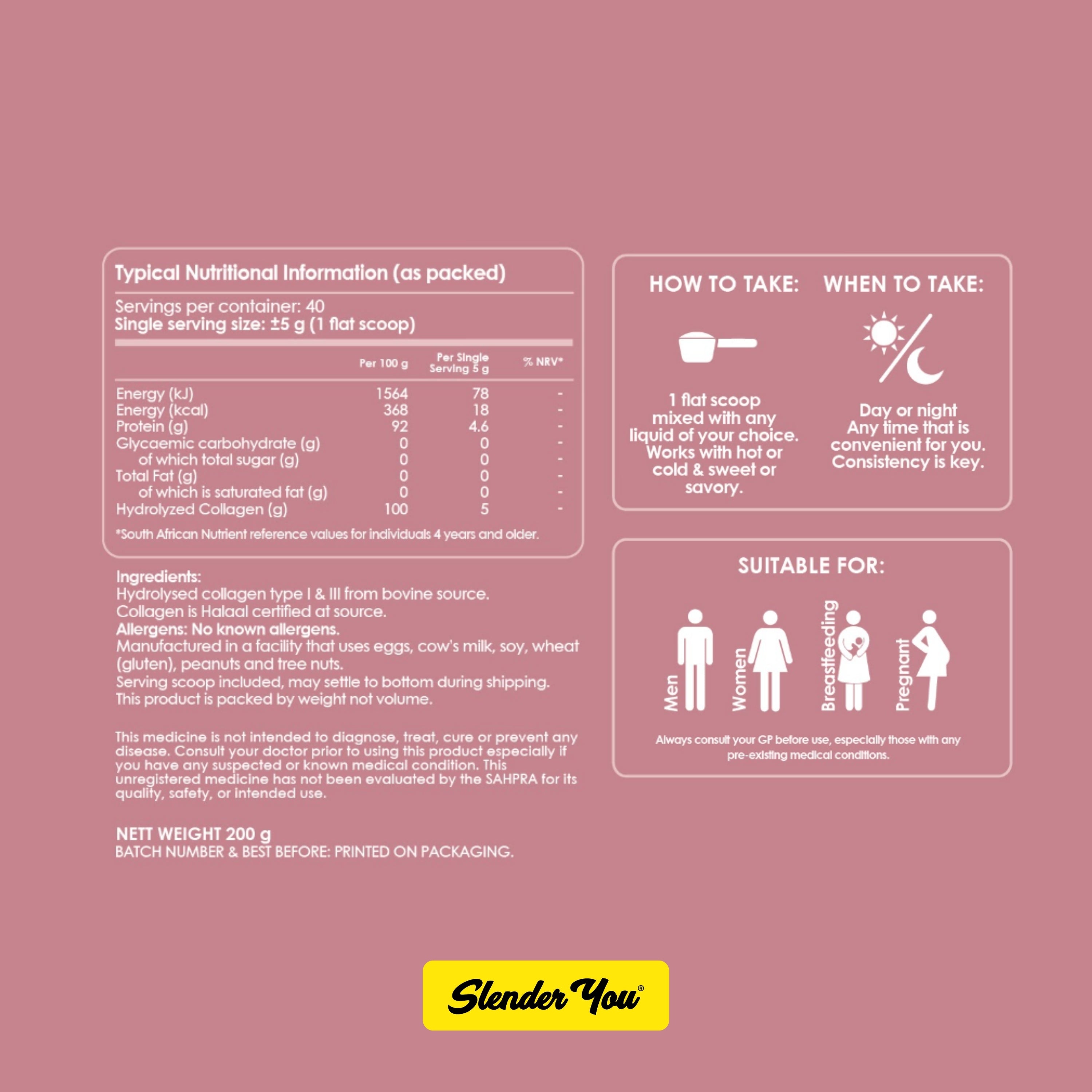 Slender You Collagen For Her 200g