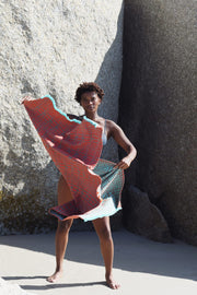Kuba Summer Beach Towel - Coral