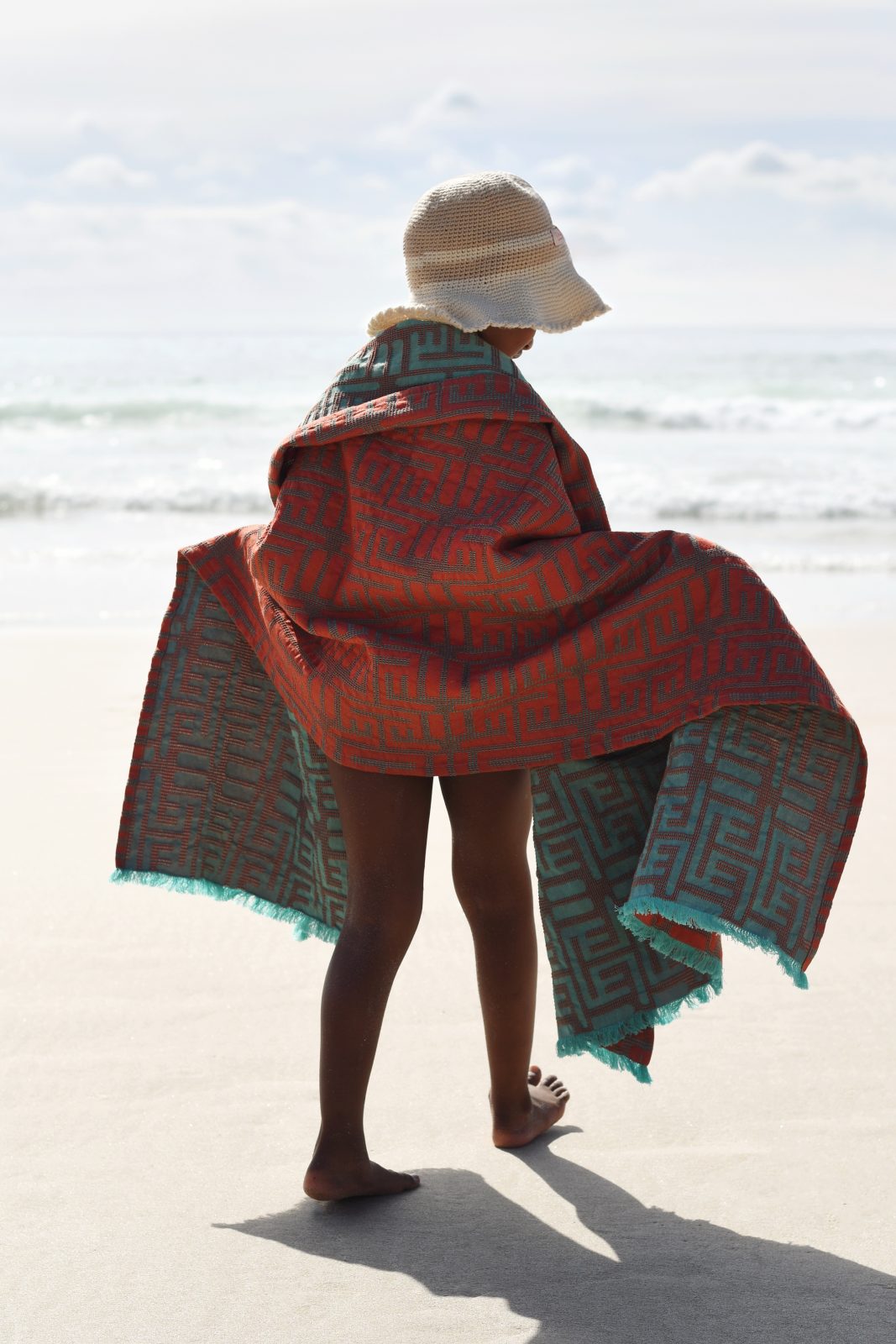 Kuba Summer Beach Towel - Coral