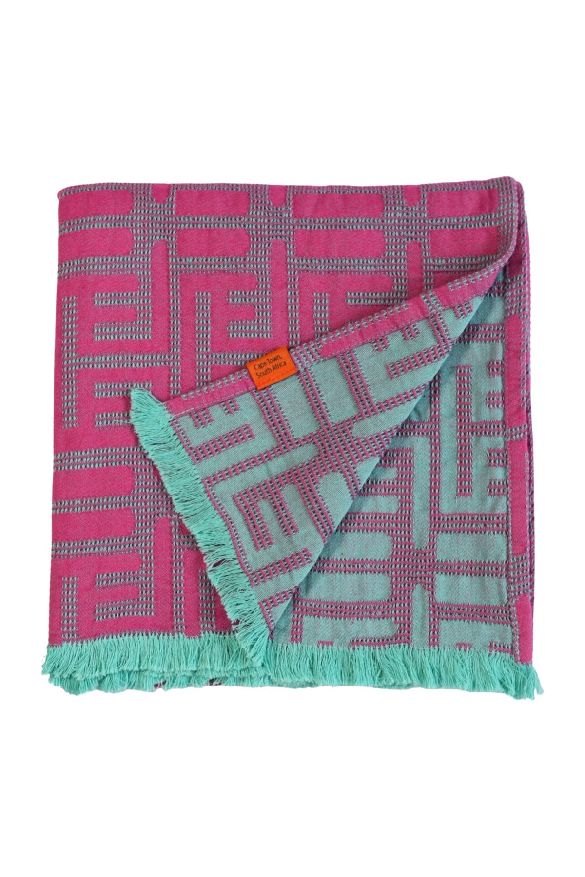 Kuba Summer Beach Towel - Fuchsia
