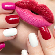 Gel Fire and Ice Manicure