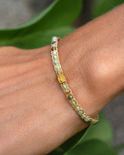 Green Garnet Bracelet Gold