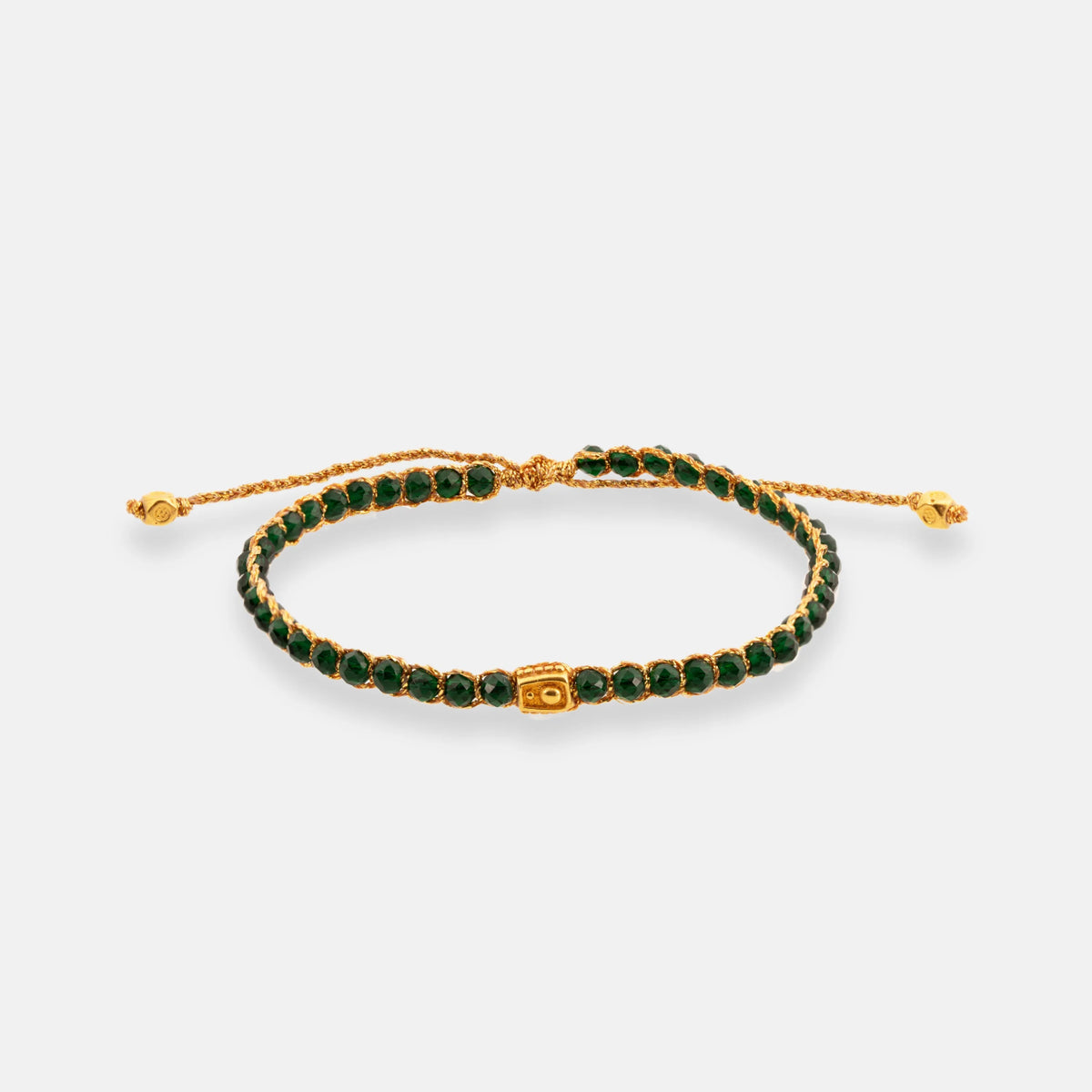 Green Spinel Bracelet Gold