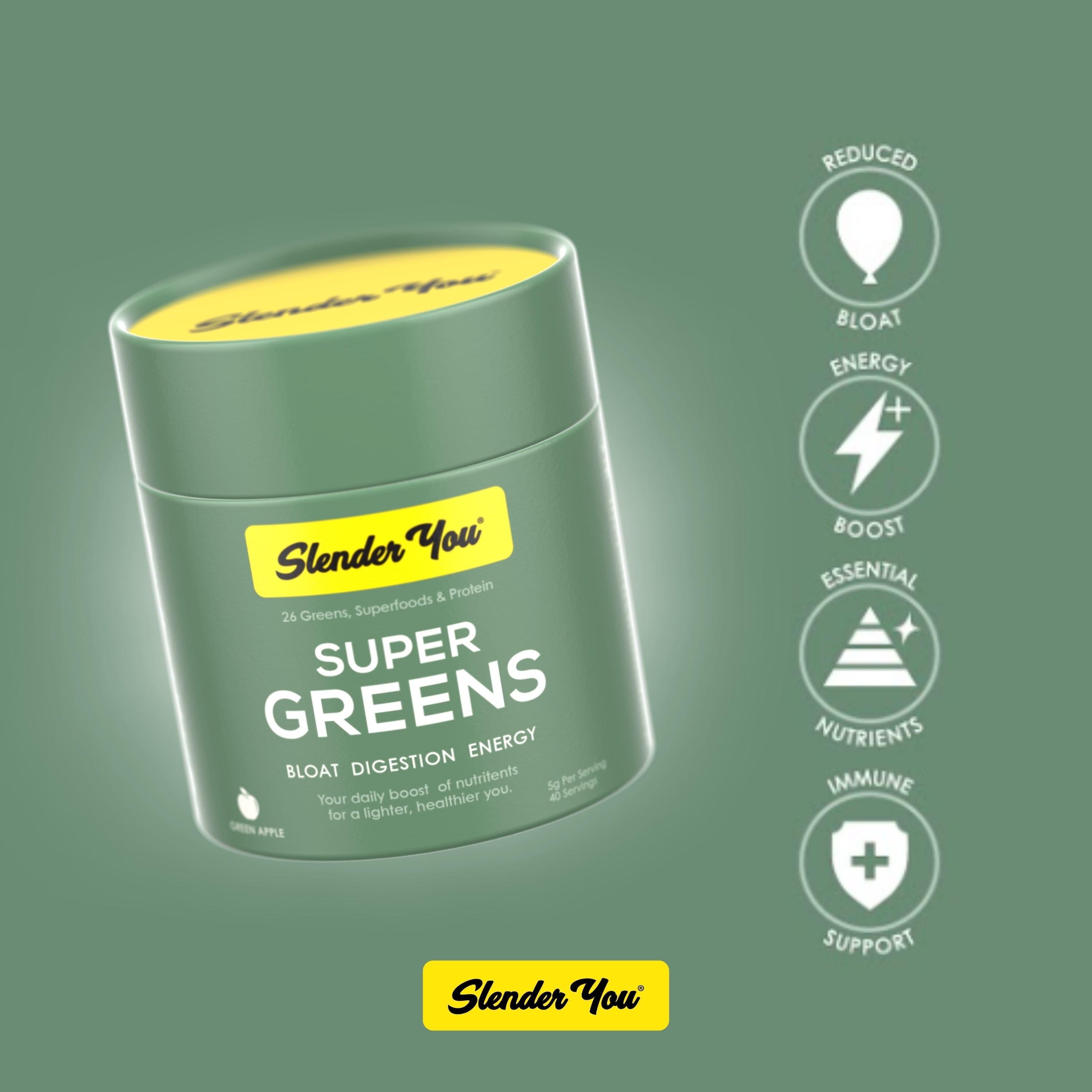 Slender You Super Greens 200g