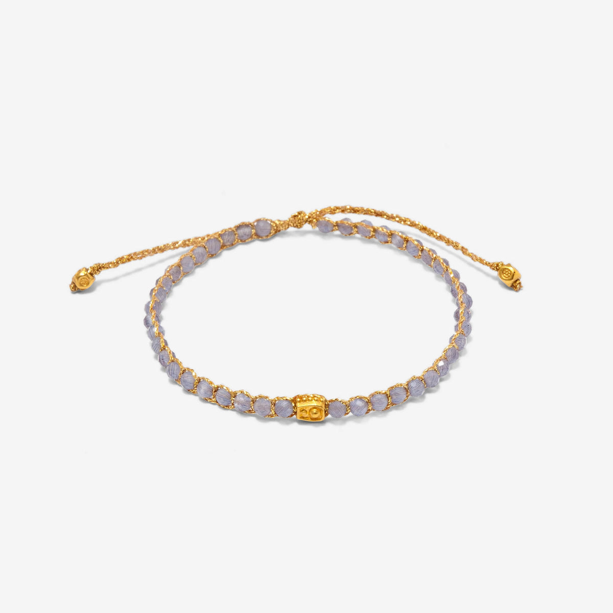 Lavender Amethyst Bracelet Gold