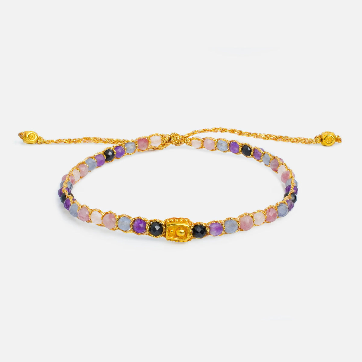 Purple Rain Bracelet Gold