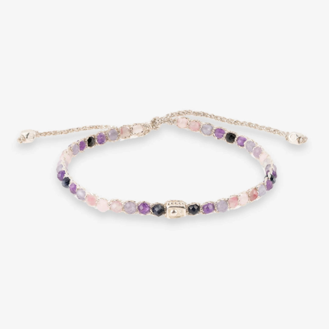 Purple Rain Bracelet Silver