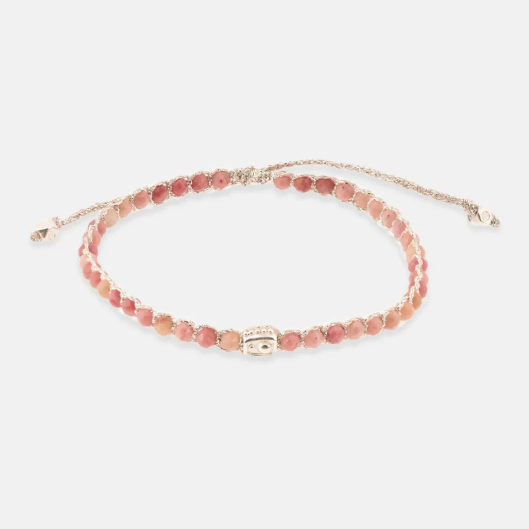 Rhodonite Australian Bracelet Silver