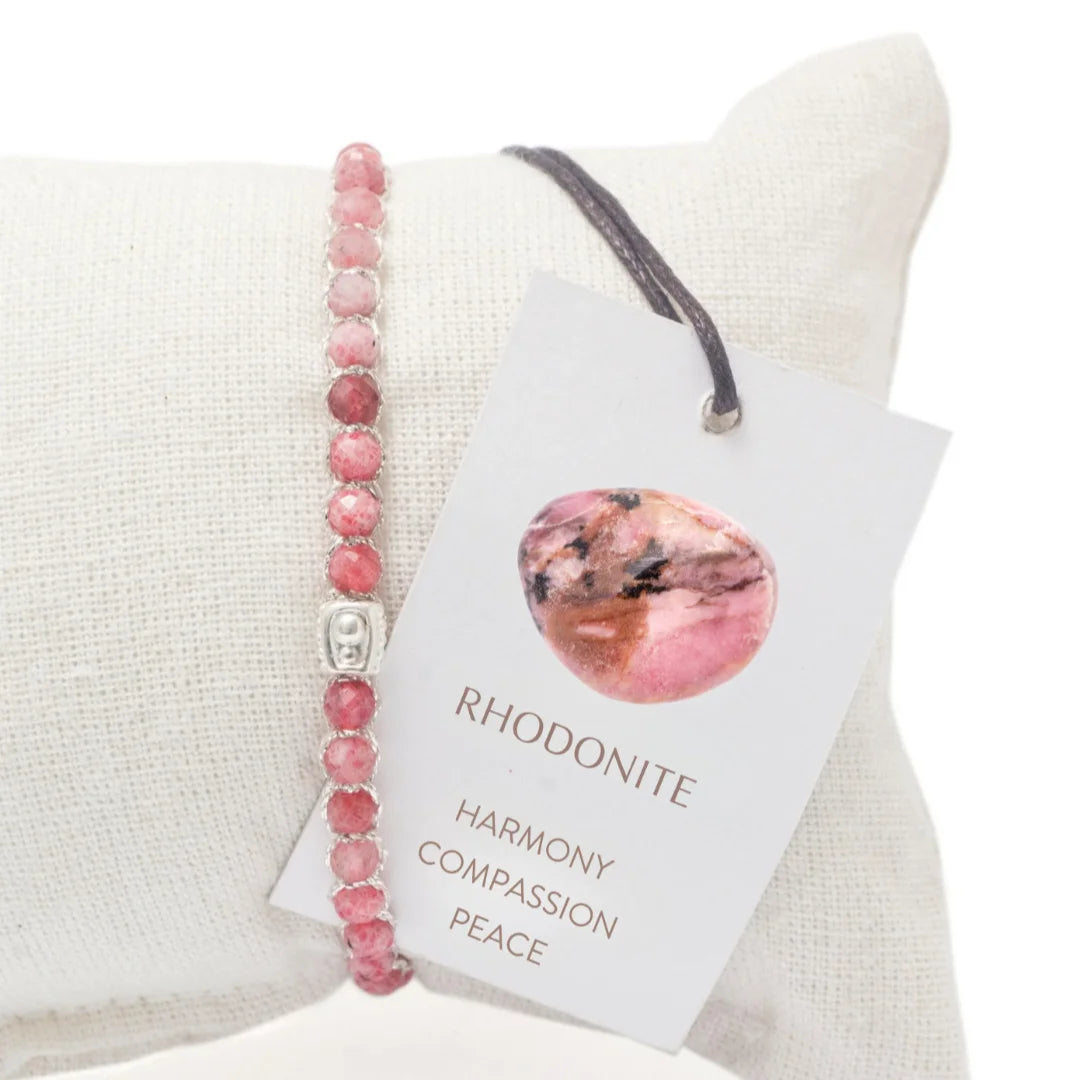 Rhodonite Australian Bracelet Silver