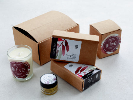 O'live Calming Rose Geranium Gift Set