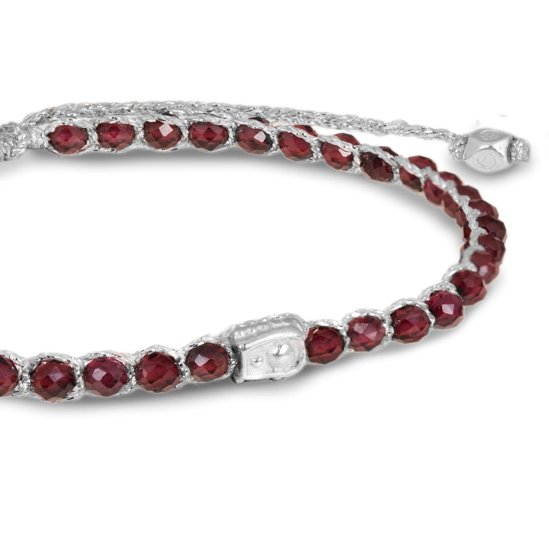 Ruby Bracelet Silver