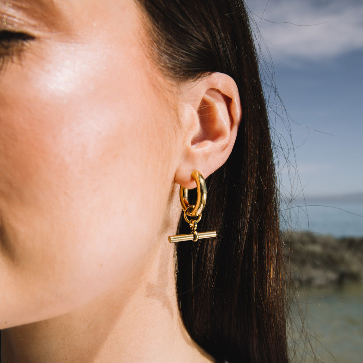 T Bar Earrings