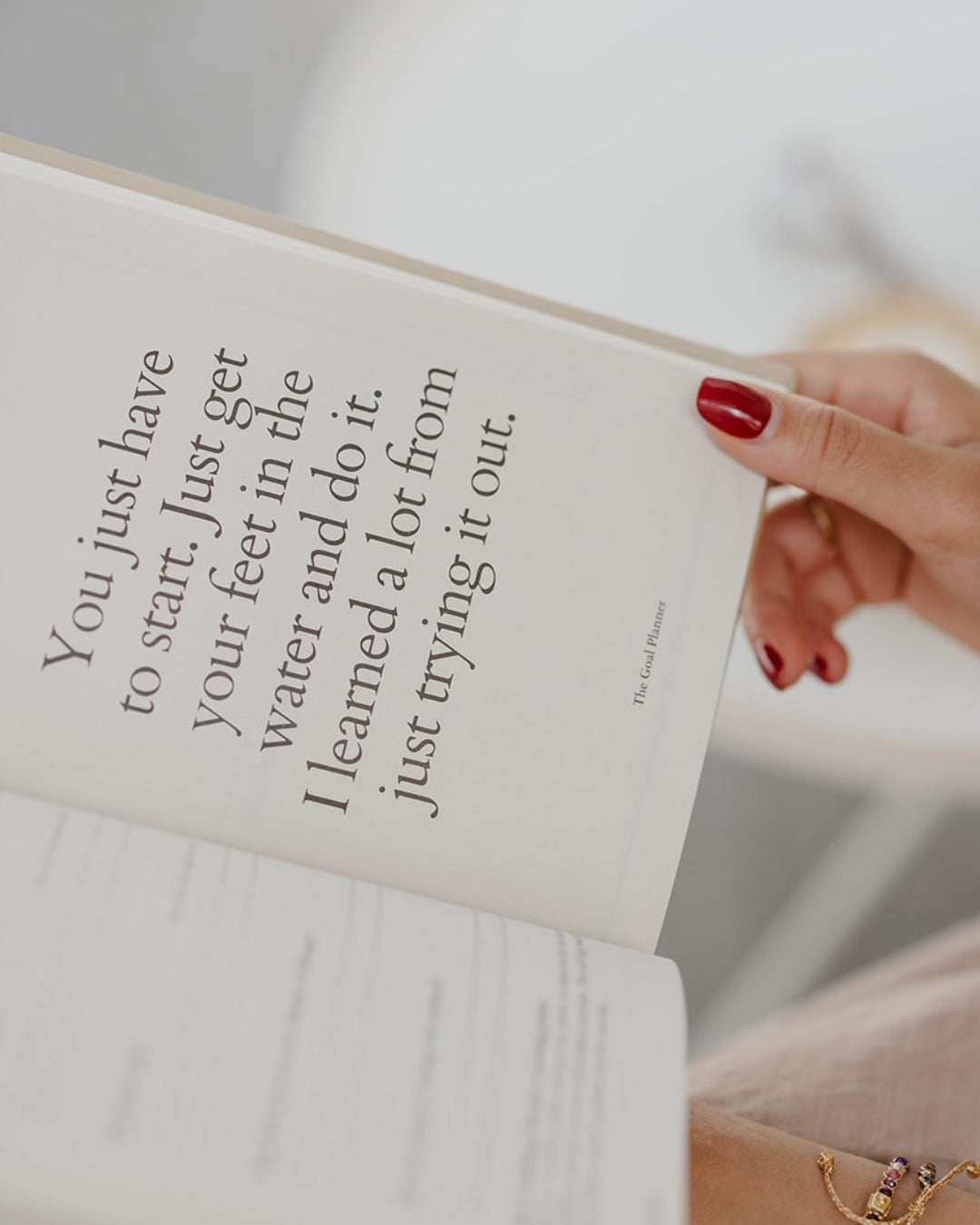 The Goal Planner - Fawn Creme