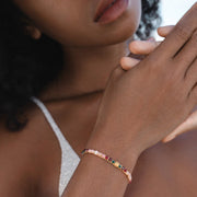 Venus Ruby Radiance Bracelet Gold