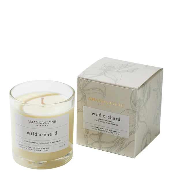 Wild Orchard Glass Candle