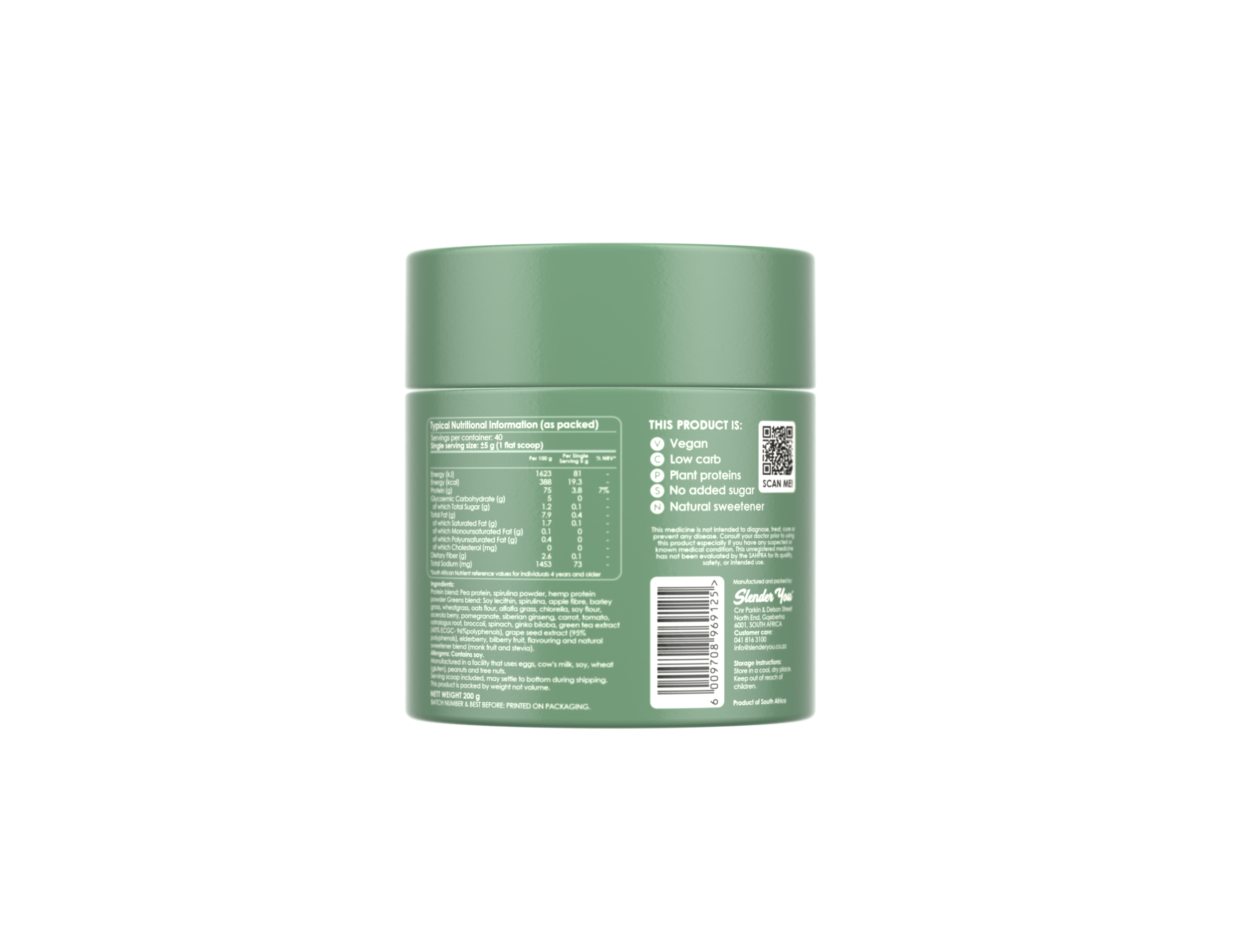 Slender You Super Greens 200g