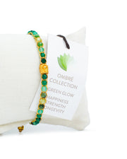 Ombre Green Glow Bracelet Gold