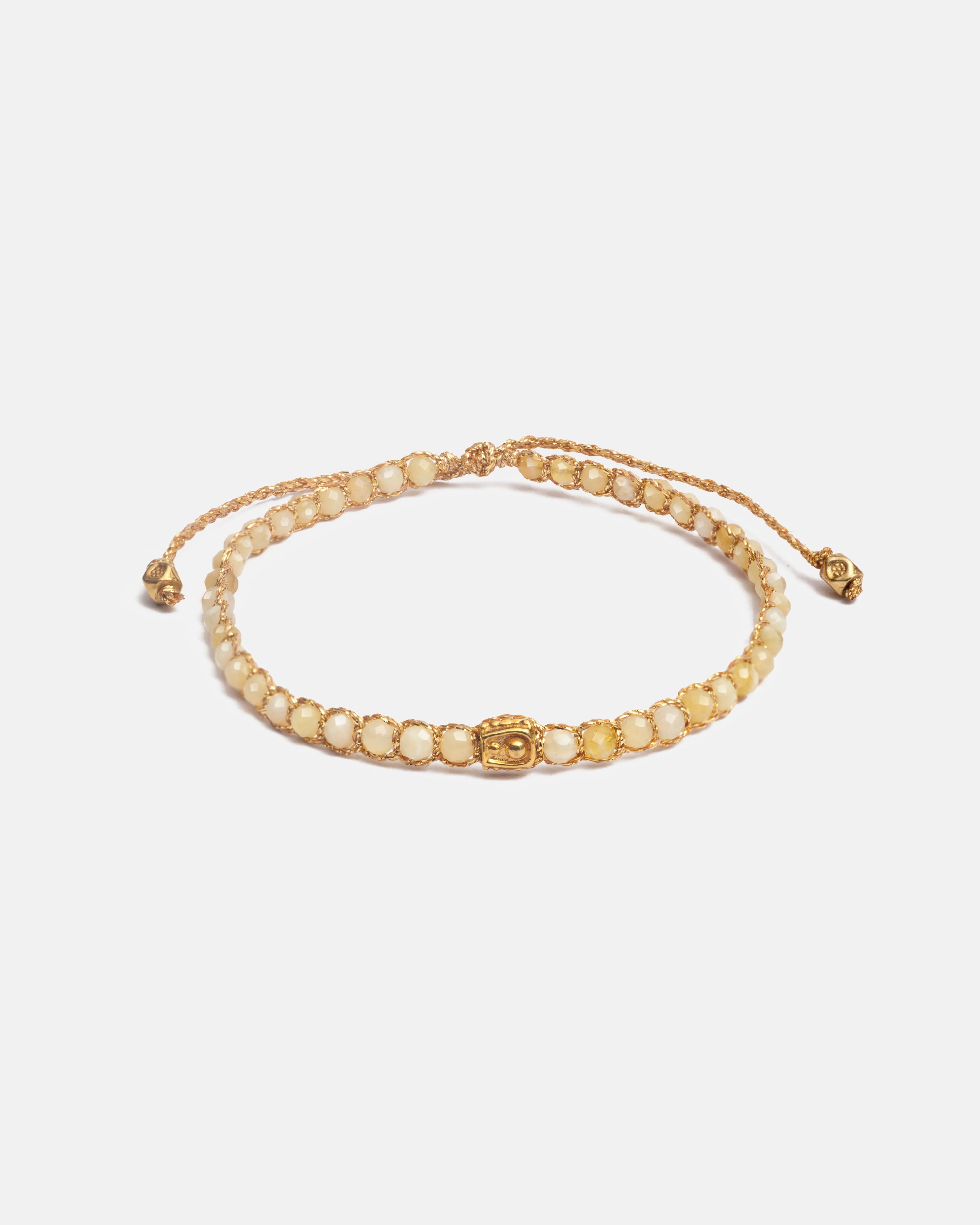 Yellow Opal Bracelet Gold